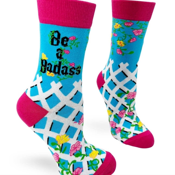 Be a bad ass novelty socks - Picture 1 of 1
